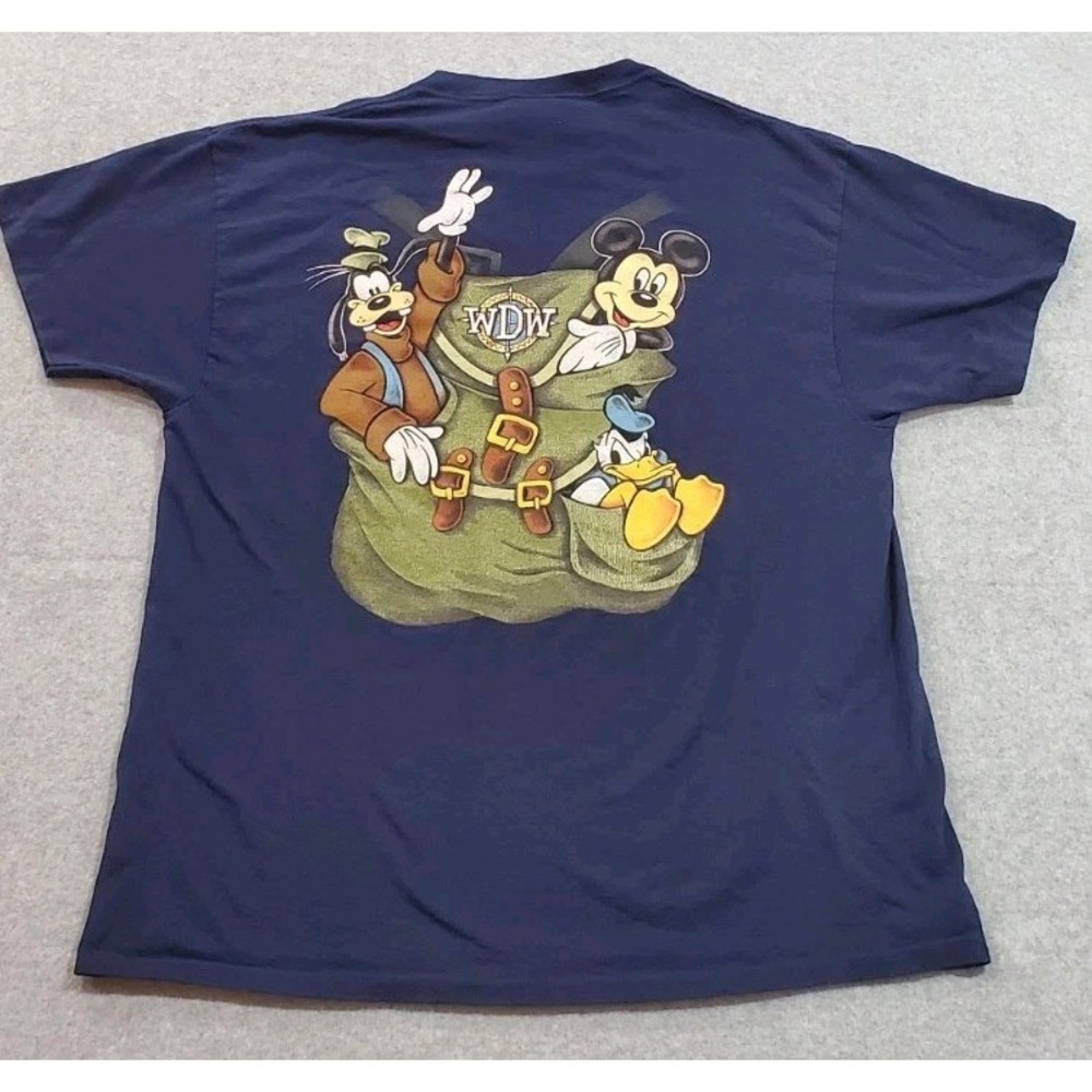 VNTG Mickey Inc.‎ Walt Disney World WDW, Blue T-Shirt, Size XL - Picture 2 of 14